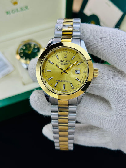 ROLEX DATE JUST PLAIN BAZEL