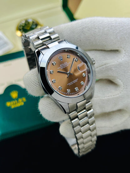 ROLEX DATE JUST PLAIN BAZEL