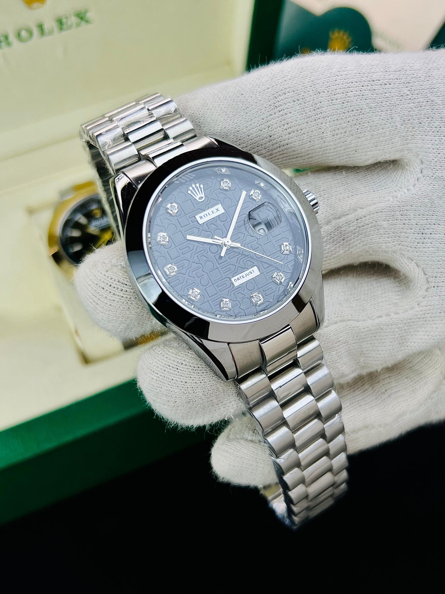 ROLEX DATE JUST PLAIN BAZEL