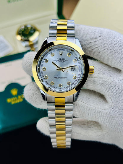 ROLEX DATE JUST PLAIN BAZEL