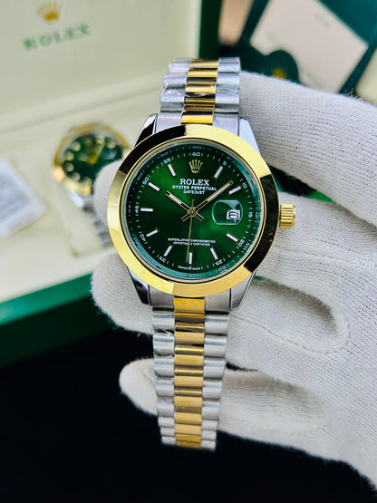 ROLEX DATE JUST PLAIN BAZEL