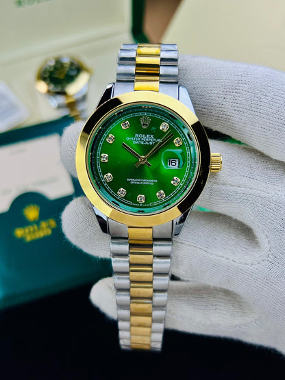 ROLEX DATE JUST PLAIN BAZEL