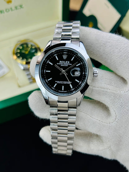 ROLEX DATE JUST PLAIN BAZEL