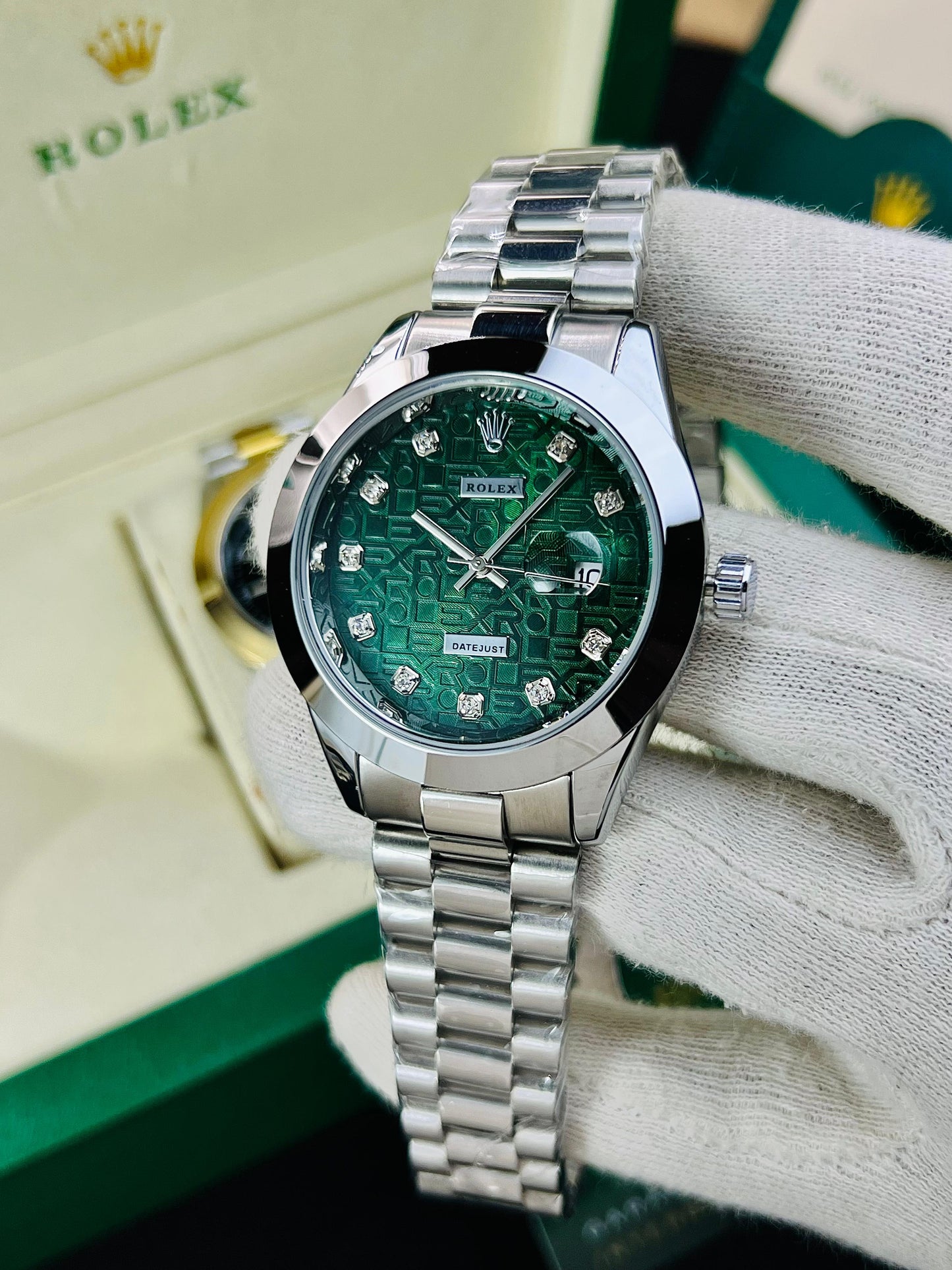 ROLEX DATE JUST PLAIN BAZEL
