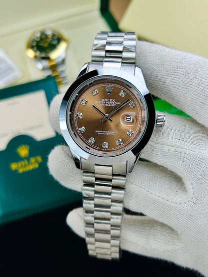 ROLEX DATE JUST PLAIN BAZEL