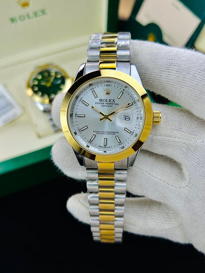 ROLEX DATE JUST PLAIN BAZEL