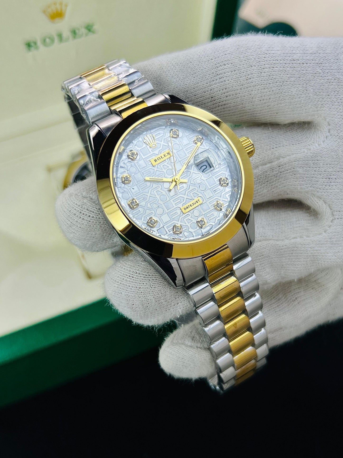 ROLEX DATE JUST PLAIN BAZEL