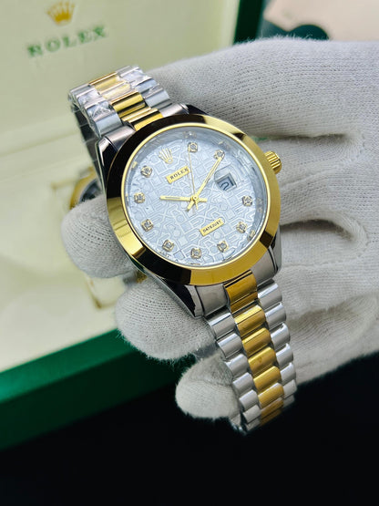 ROLEX DATE JUST PLAIN BAZEL