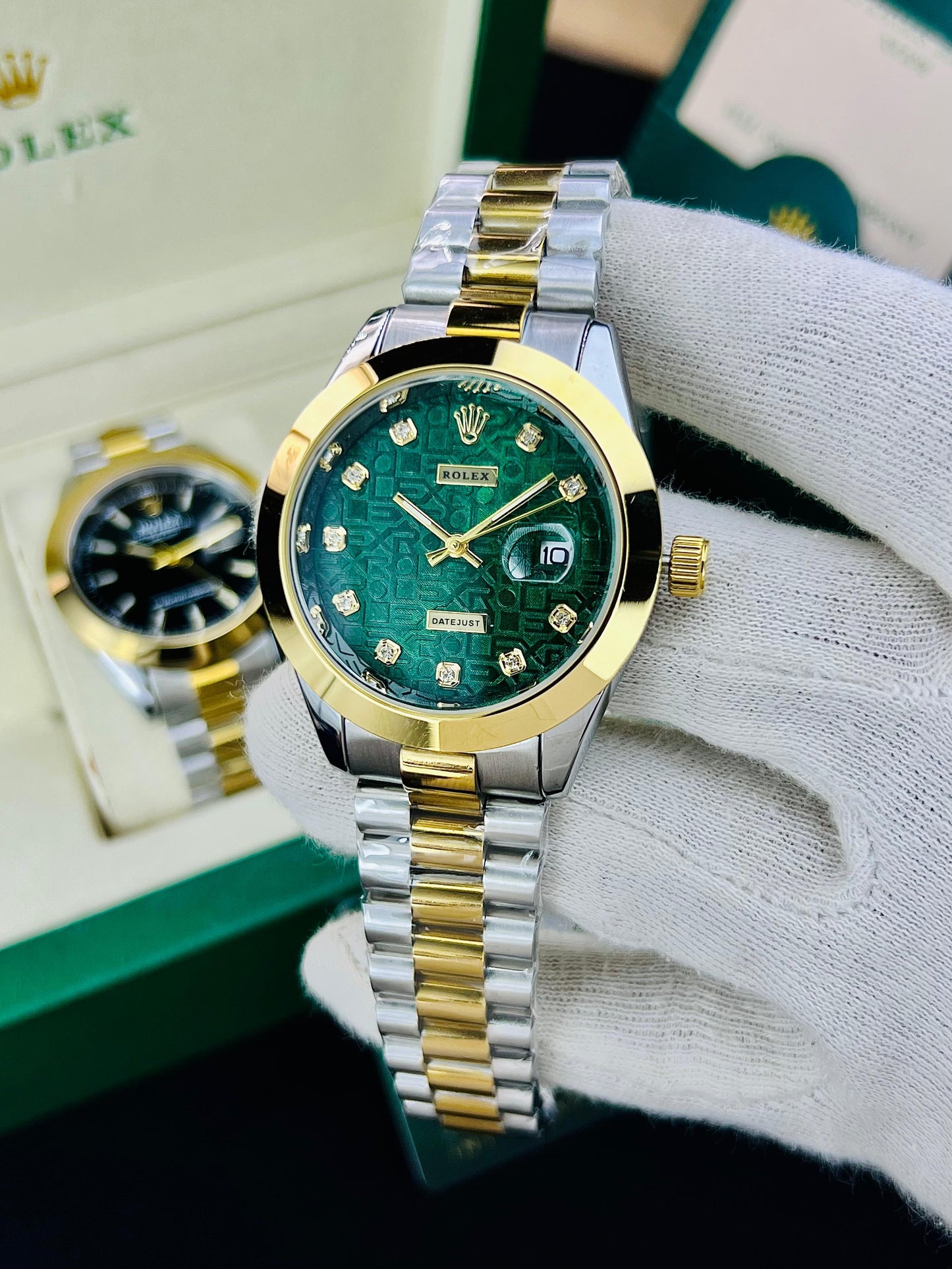 ROLEX DATE JUST PLAIN BAZEL