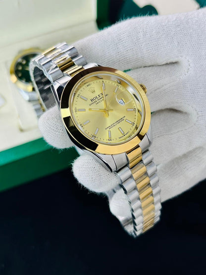 ROLEX DATE JUST PLAIN BAZEL