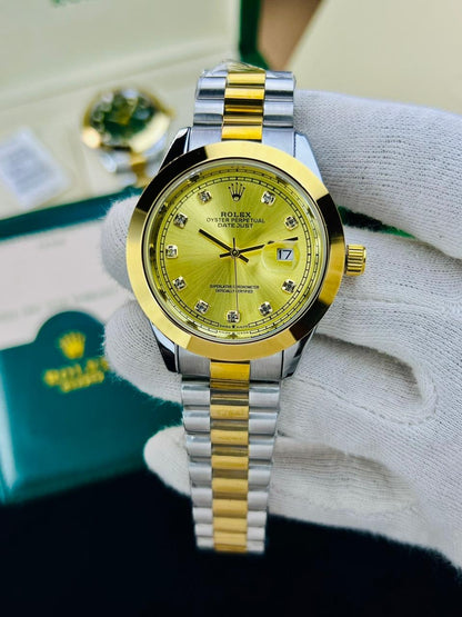 ROLEX DATE JUST PLAIN BAZEL