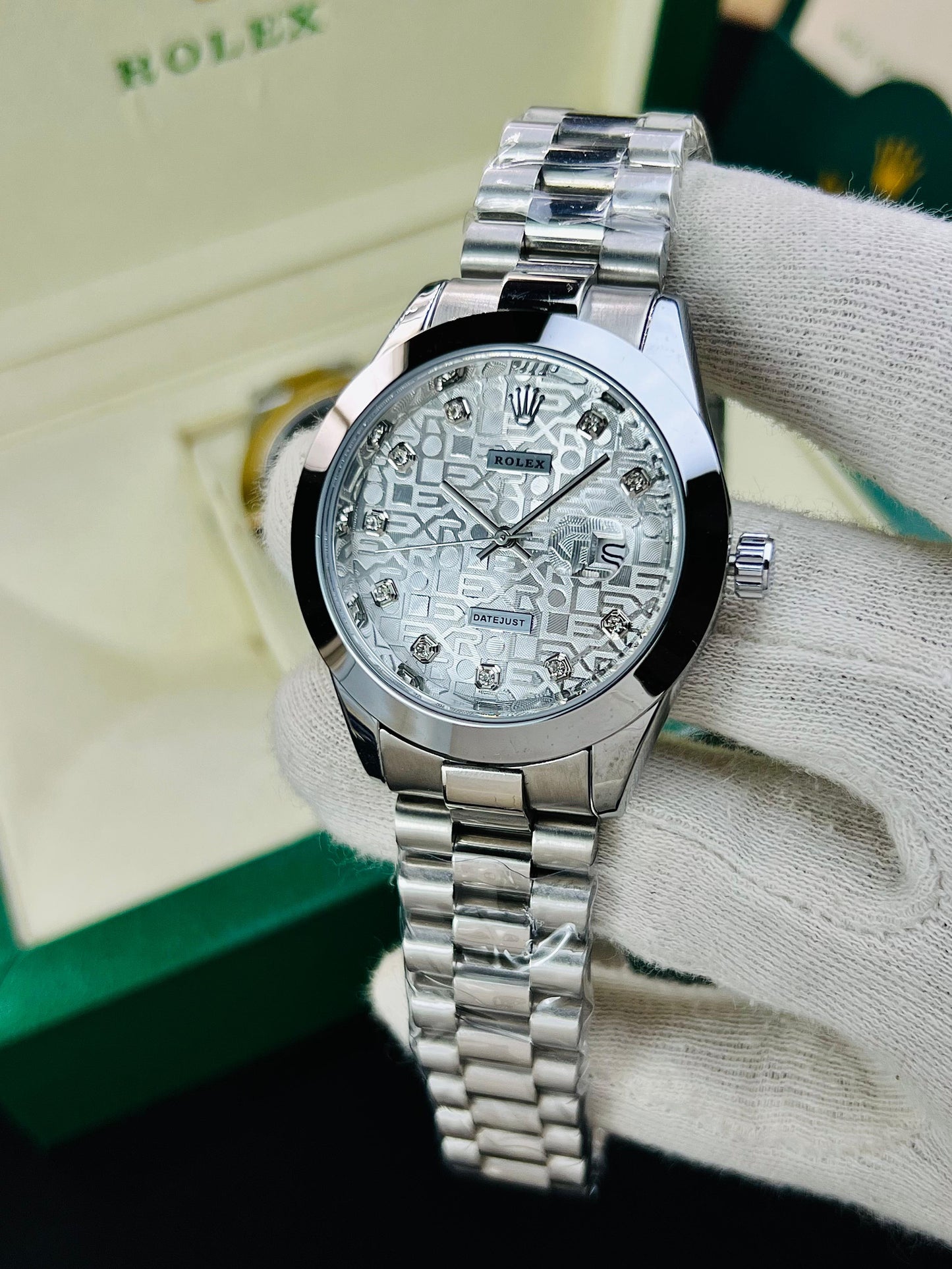 ROLEX DATE JUST PLAIN BAZEL