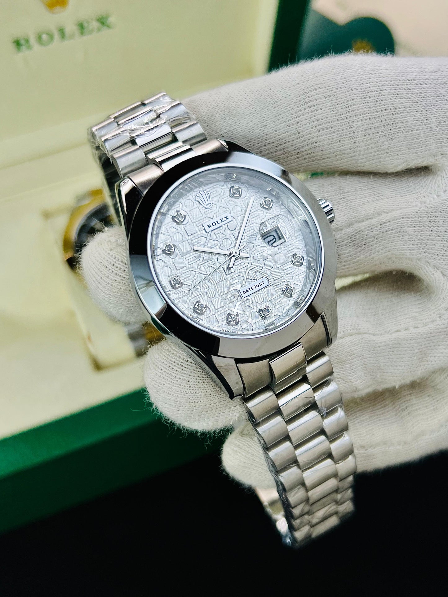 ROLEX DATE JUST PLAIN BAZEL